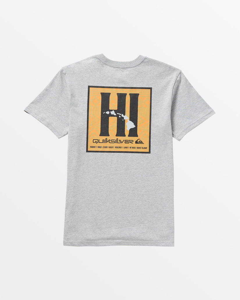 Hawaii Tapa Box T-Shirt - Athletic Heather