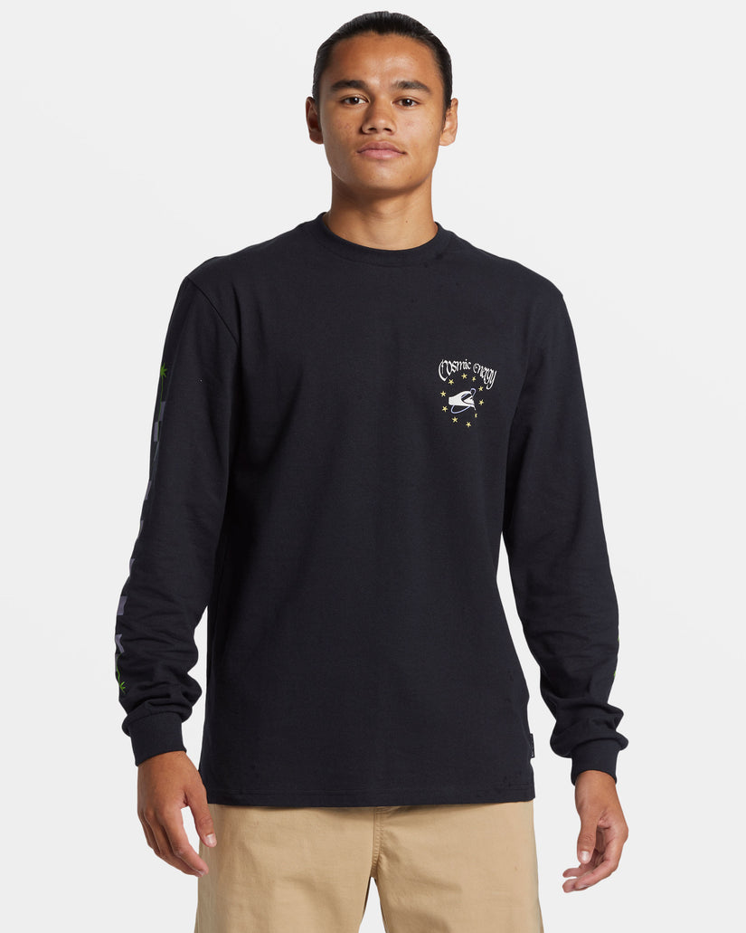 Cosmic Long Sleeve T-Shirt - Black