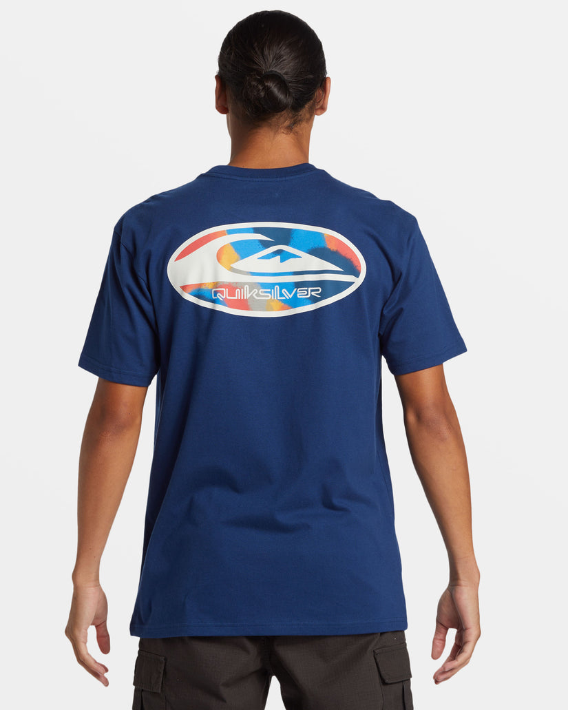 Retro Link T-Shirt - Estate Blue