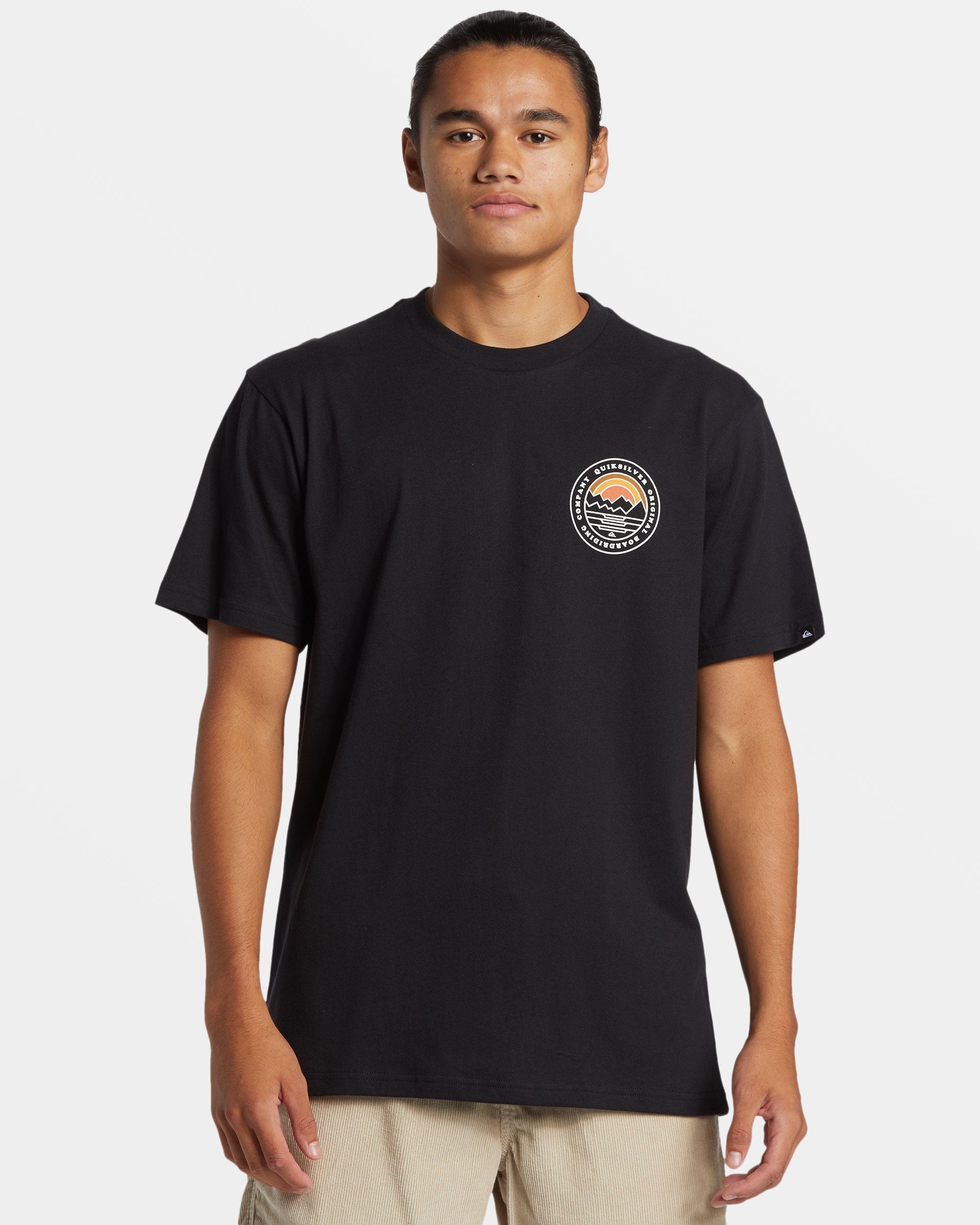 Landscapes T Shirt Black Quiksilver