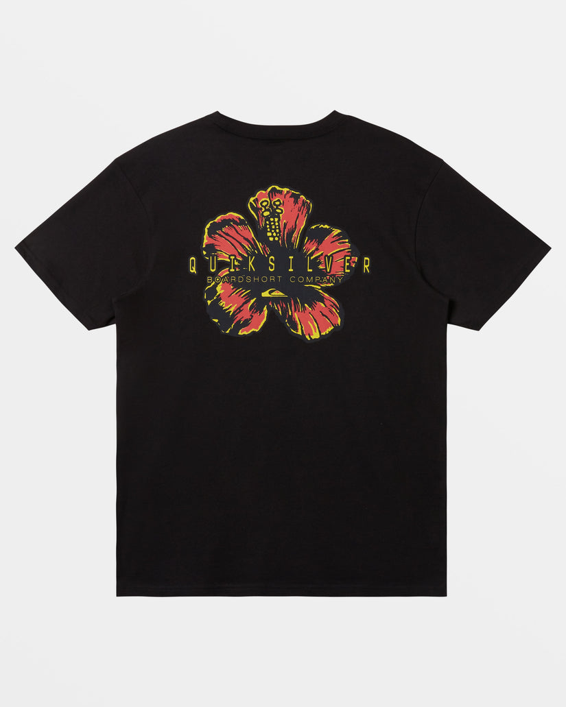 Hibiscus Pop T-Shirt - Black