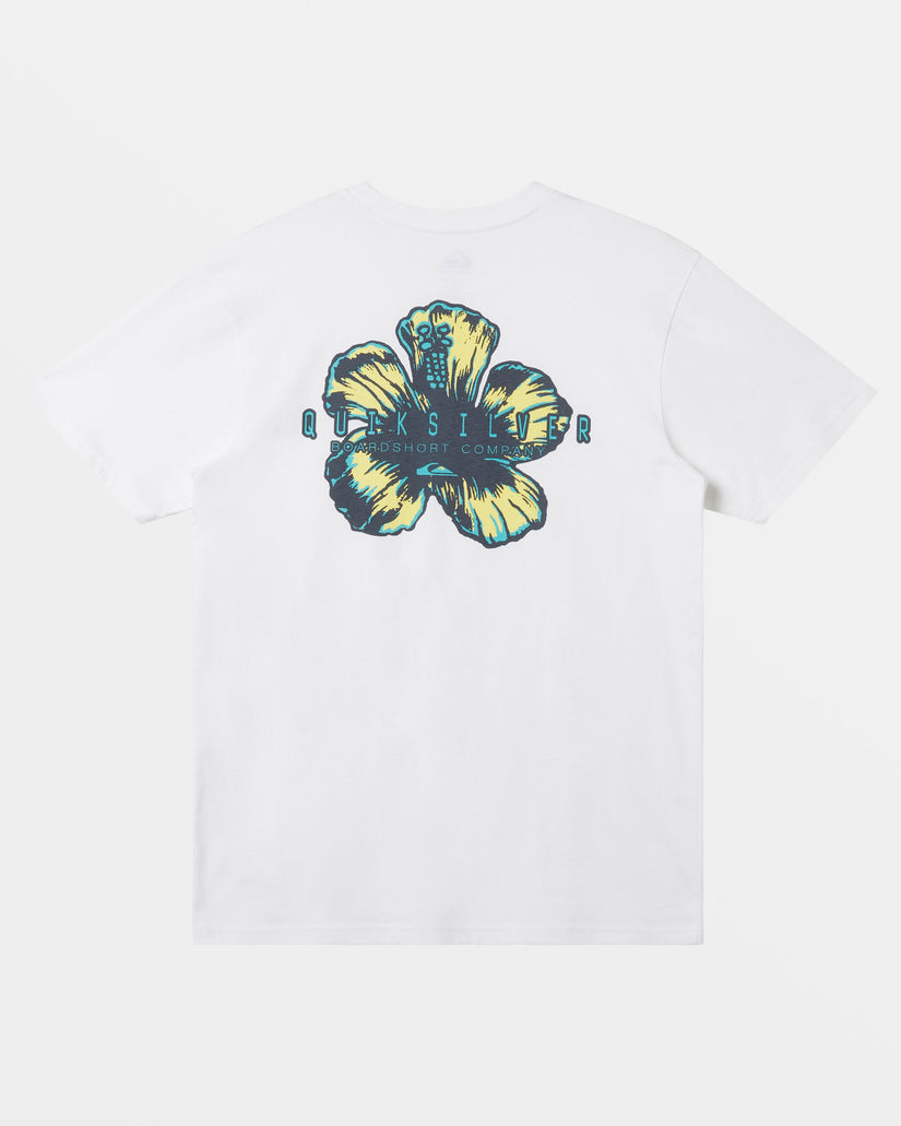 Hibiscus Pop T-Shirt - White