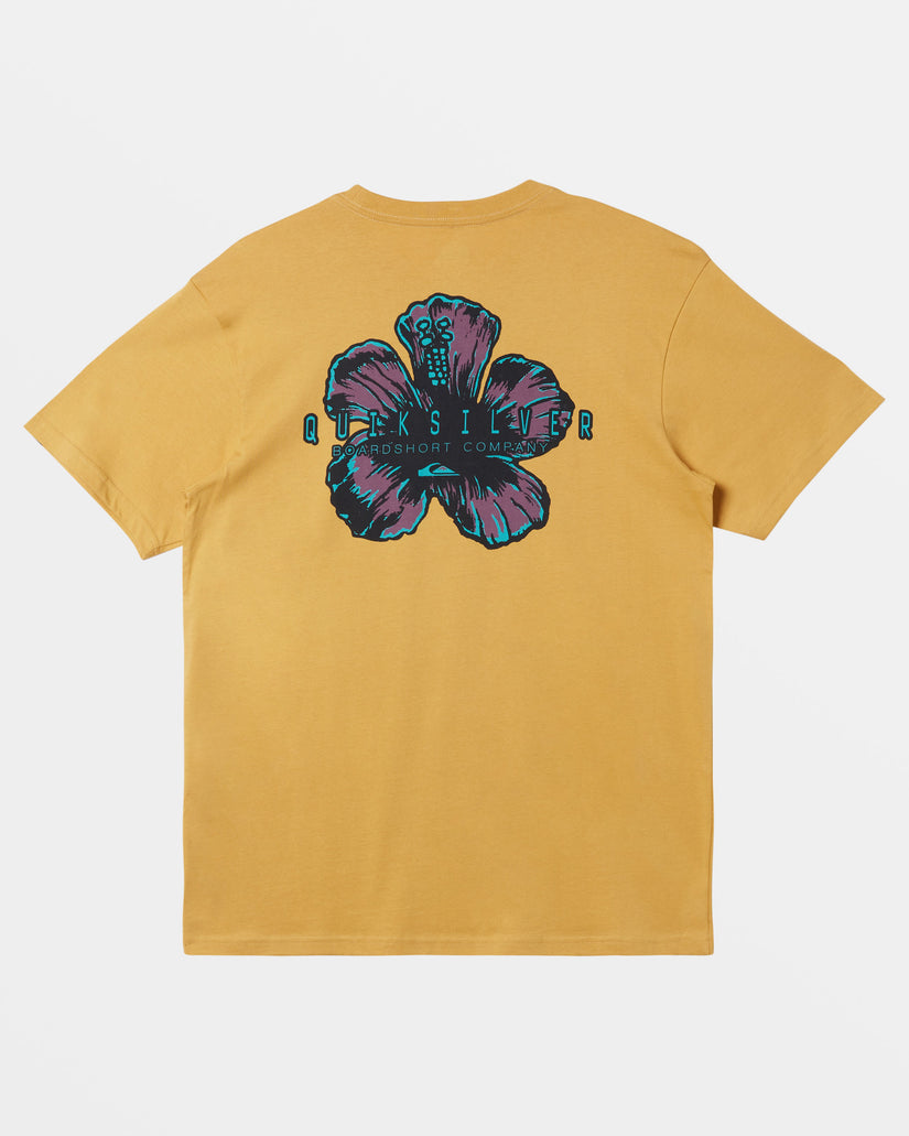 Hibiscus Pop T-Shirt - Fall Leaf