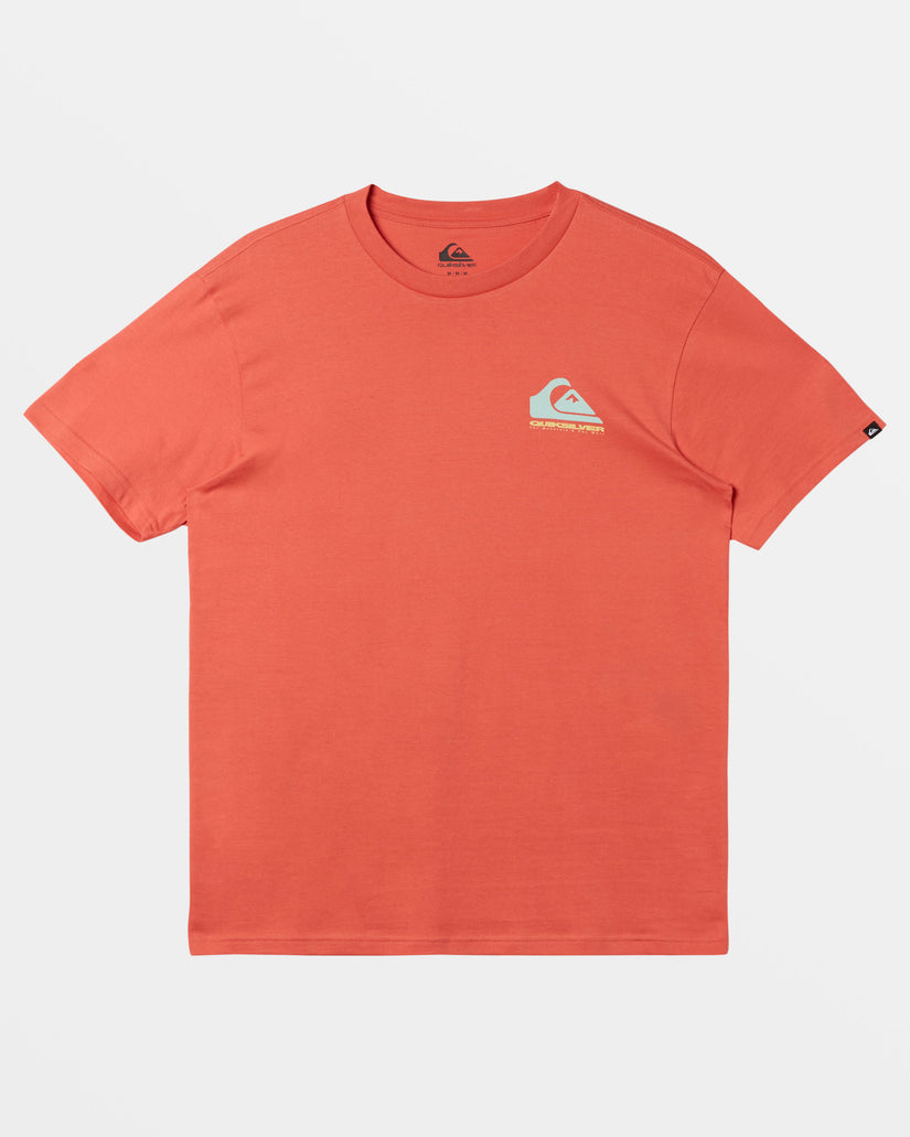 Eye On Horizon T-Shirt - Spiced Coral