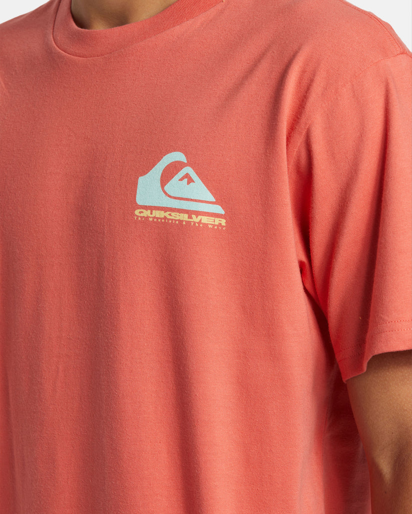 Eye On Horizon T-Shirt - Spiced Coral