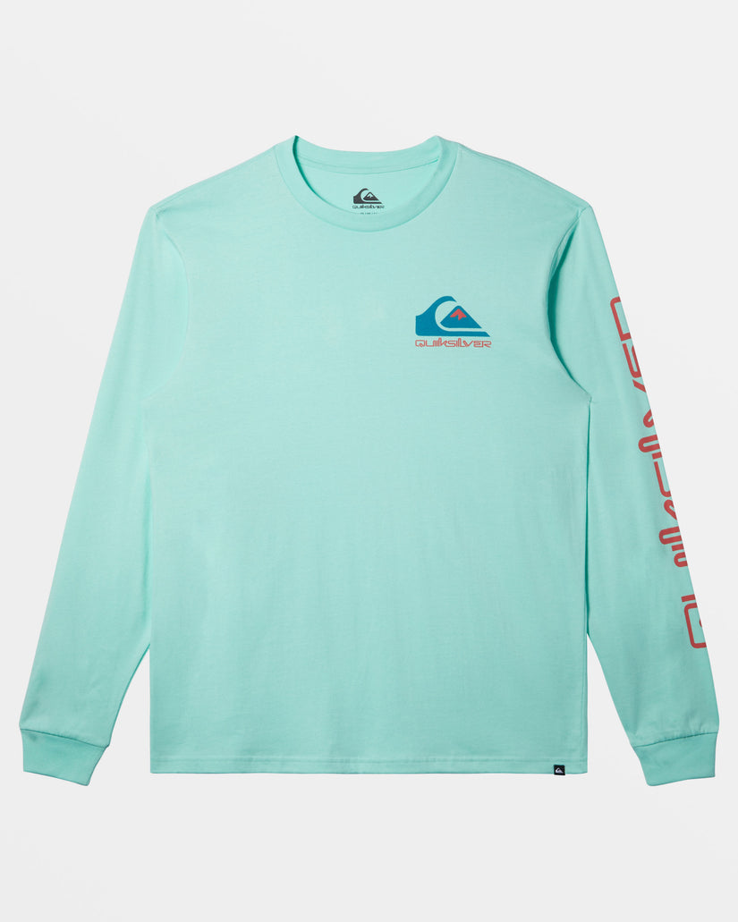 Comp Logo Long Sleeve T-Shirt - Beach Glass