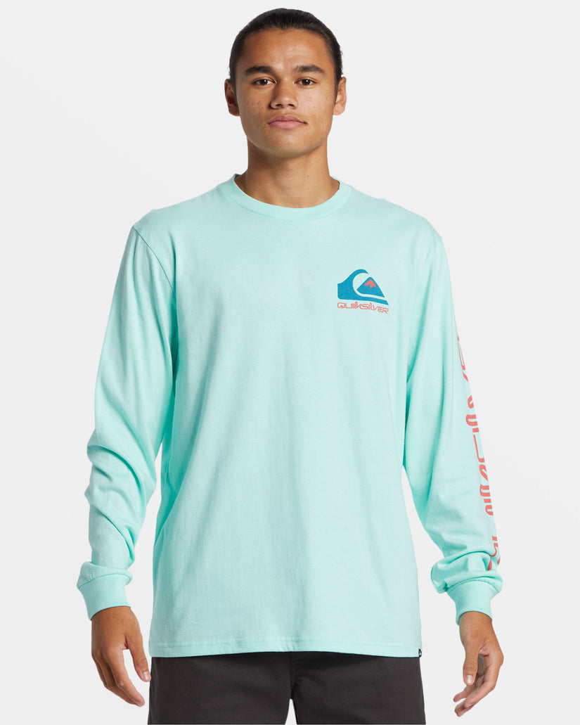 Comp Logo Long Sleeve T-Shirt - Beach Glass