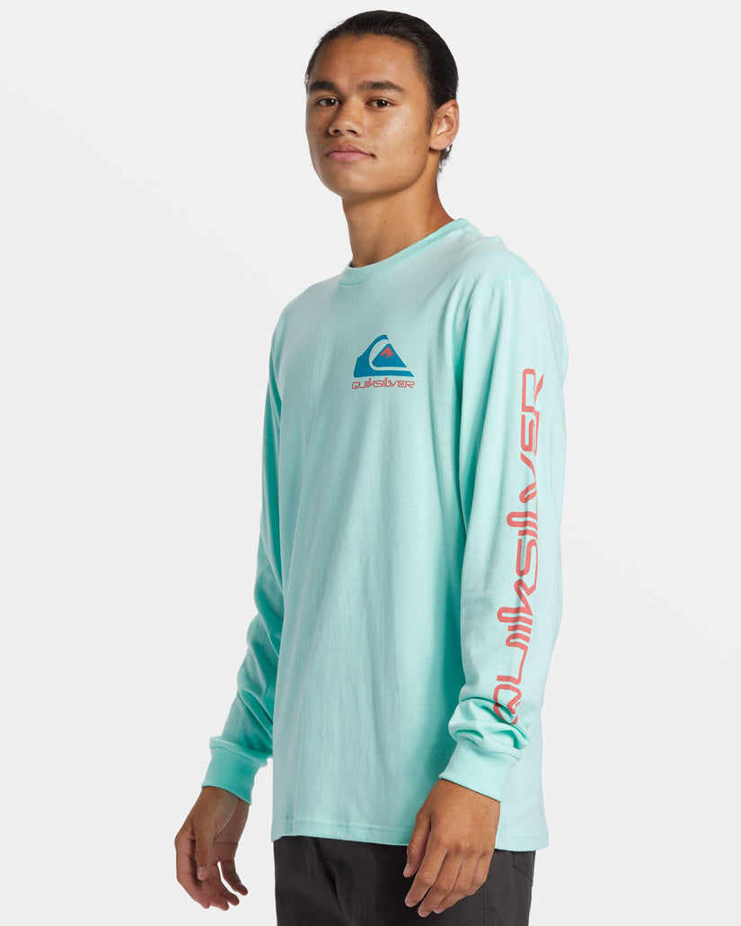 Comp Logo Long Sleeve T-Shirt - Beach Glass