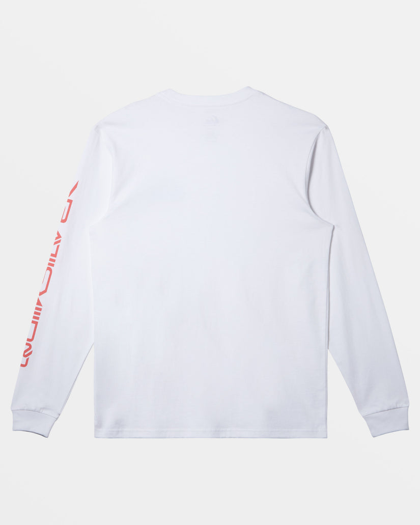 Comp Logo Long Sleeve T-Shirt - White