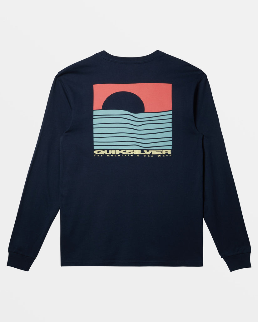 Eye On Horizon Long Sleeve T-Shirt - Dark Navy