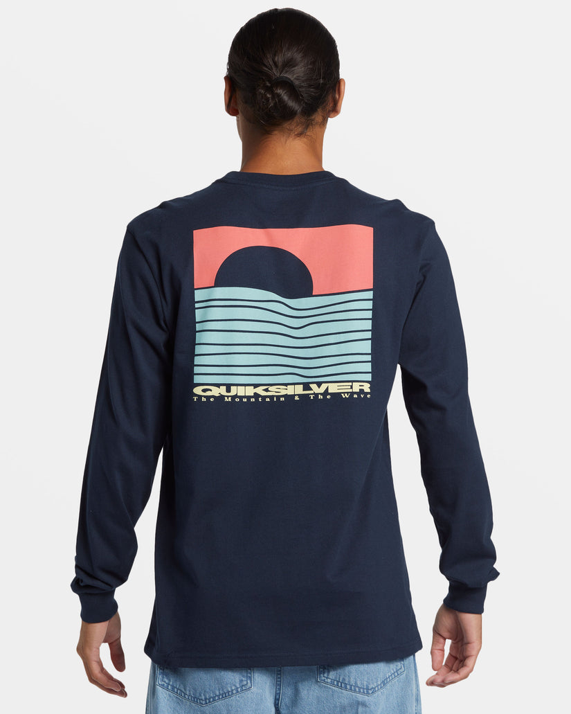 Eye On Horizon Long Sleeve T-Shirt - Dark Navy