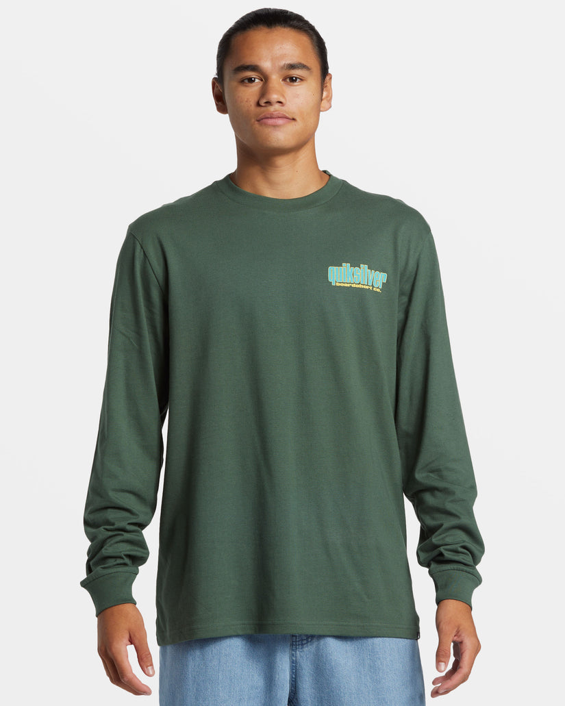 Three Tree Long Sleeve T-Shirt - Forest