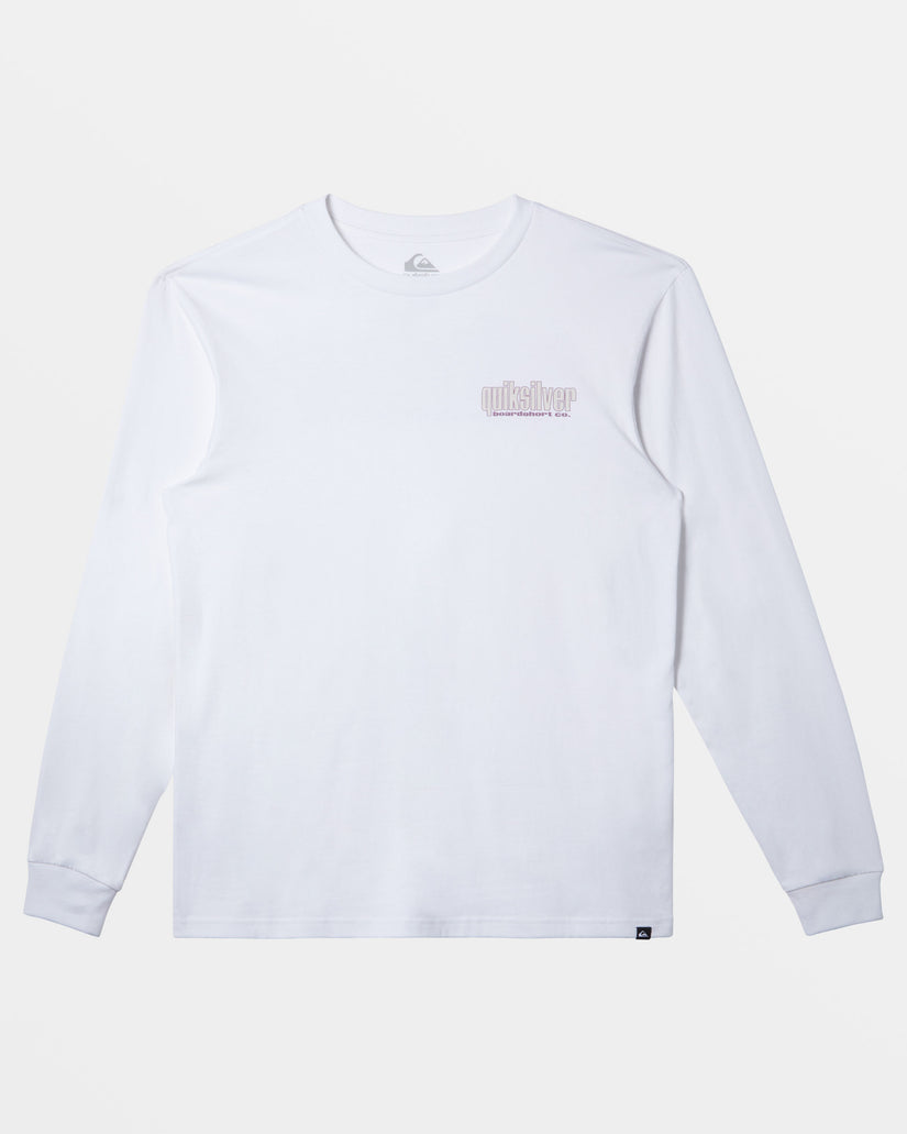 Three Tree Long Sleeve T-Shirt - White