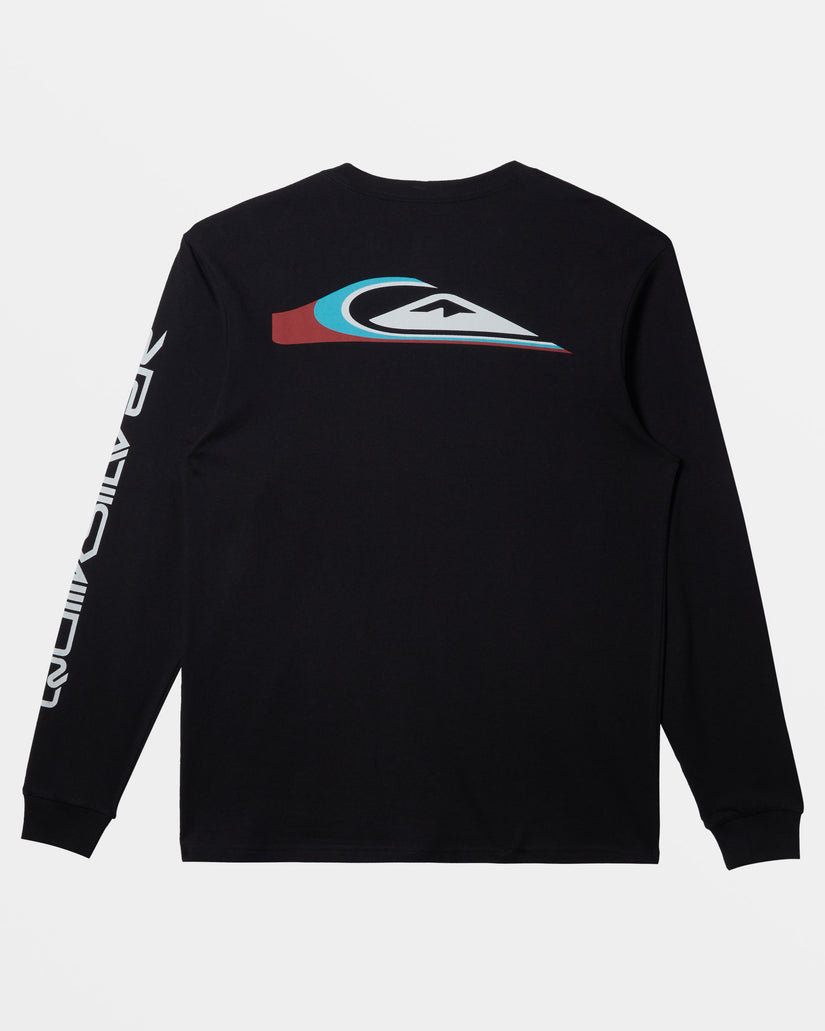 Warp Drive Long Sleeve T-Shirt - Black