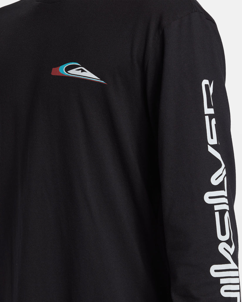 Warp Drive Long Sleeve T-Shirt - Black