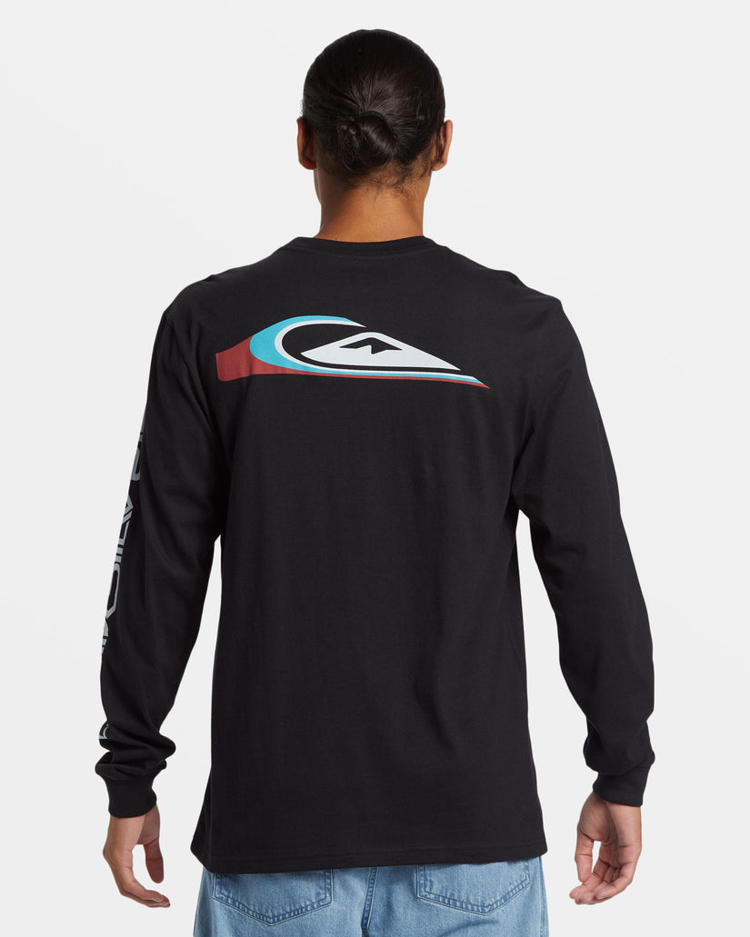 Warp Drive Long Sleeve T-Shirt - Black