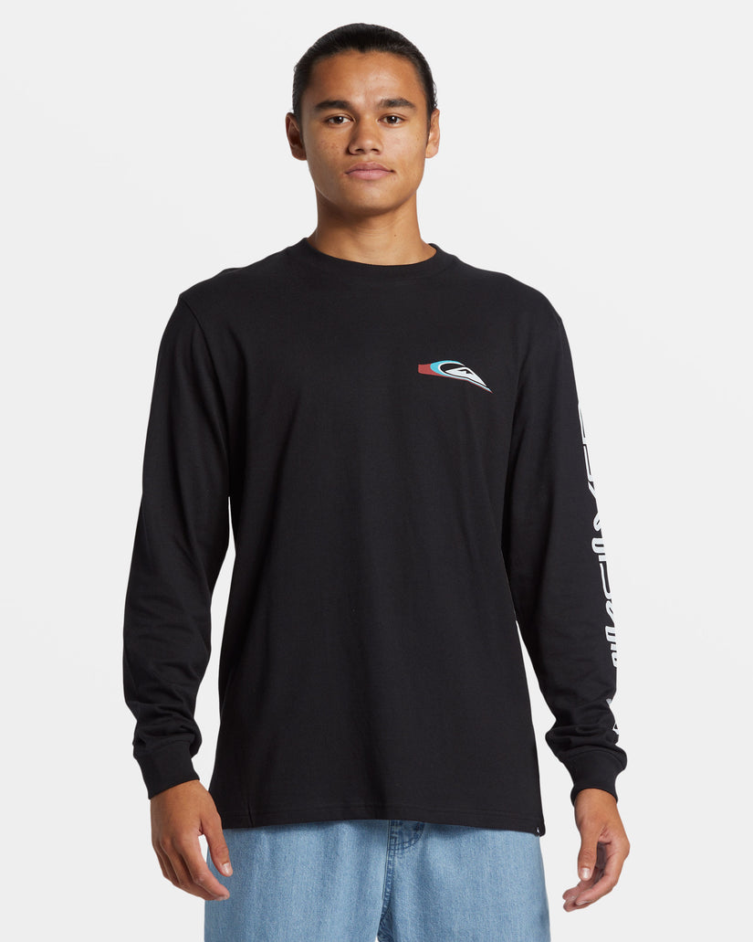 Warp Drive Long Sleeve T-Shirt - Black