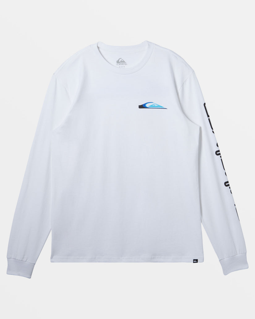 Warp Drive Long Sleeve T-Shirt - White