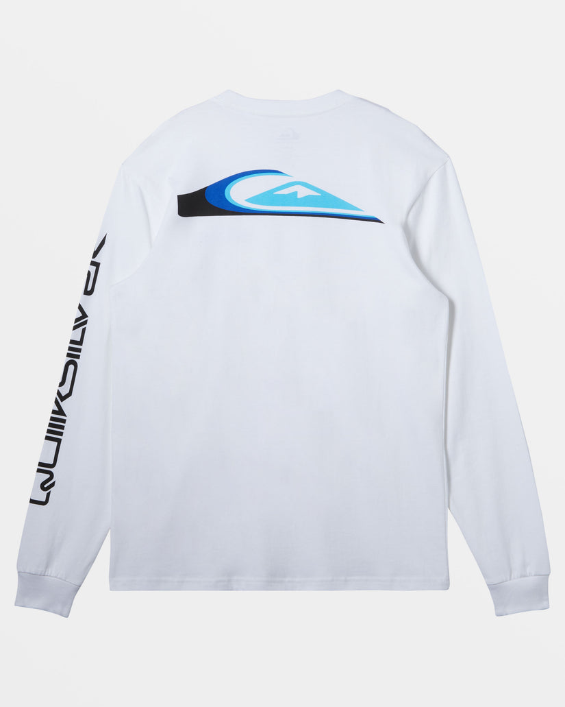 Warp Drive Long Sleeve T-Shirt - White