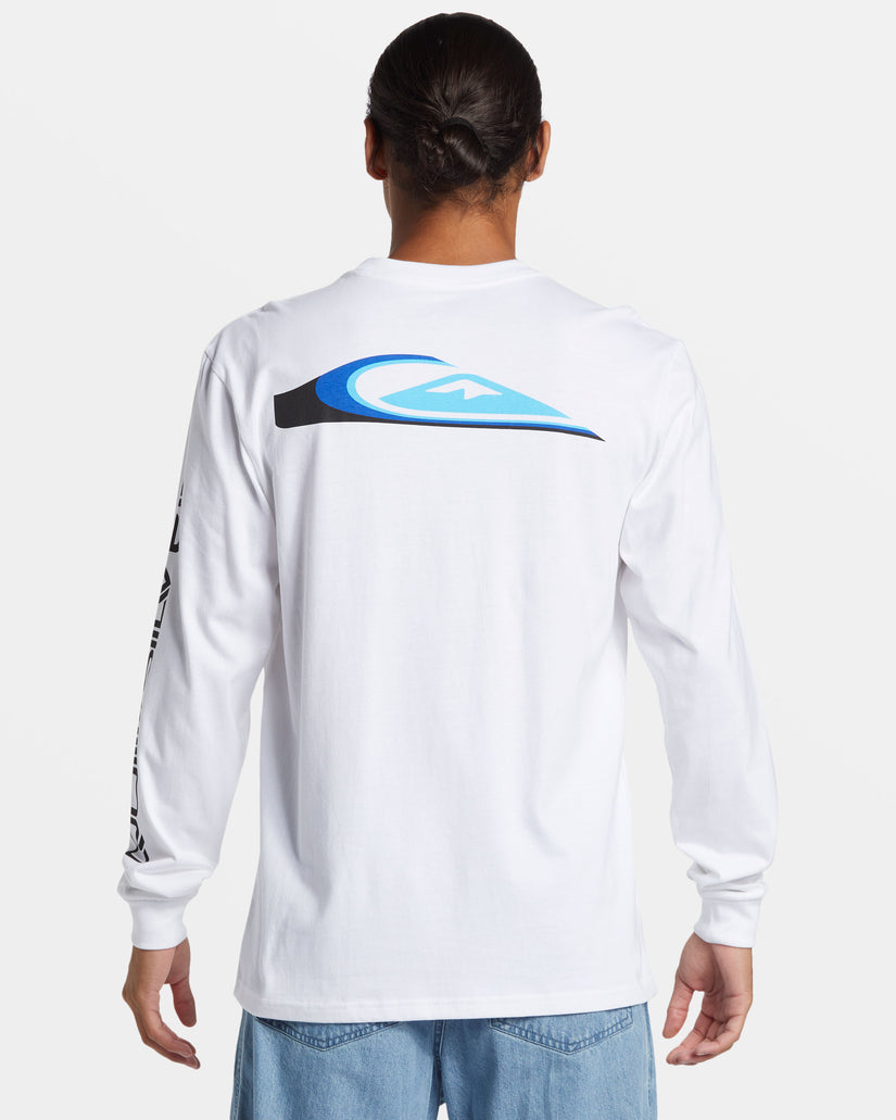 Warp Drive Long Sleeve T-Shirt - White