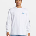 Warp Drive Long Sleeve T-Shirt - White