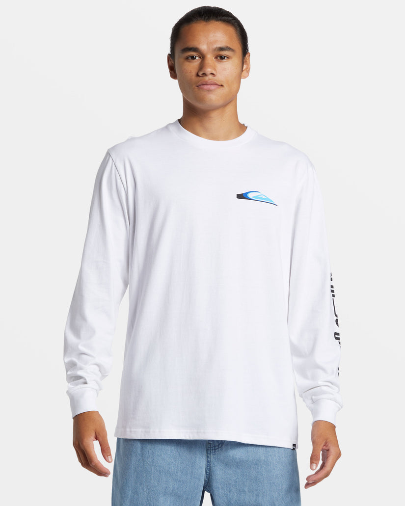 Warp Drive Long Sleeve T-Shirt - White