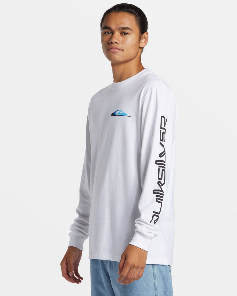 Warp Drive Long Sleeve T-Shirt - White