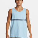 Comp Stripe Tank - Airy Blue