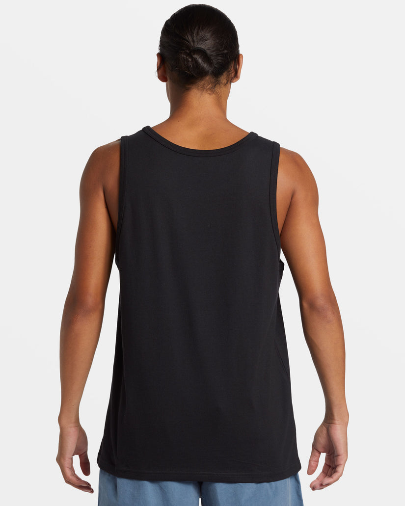 Comp Stripe Tank - Black