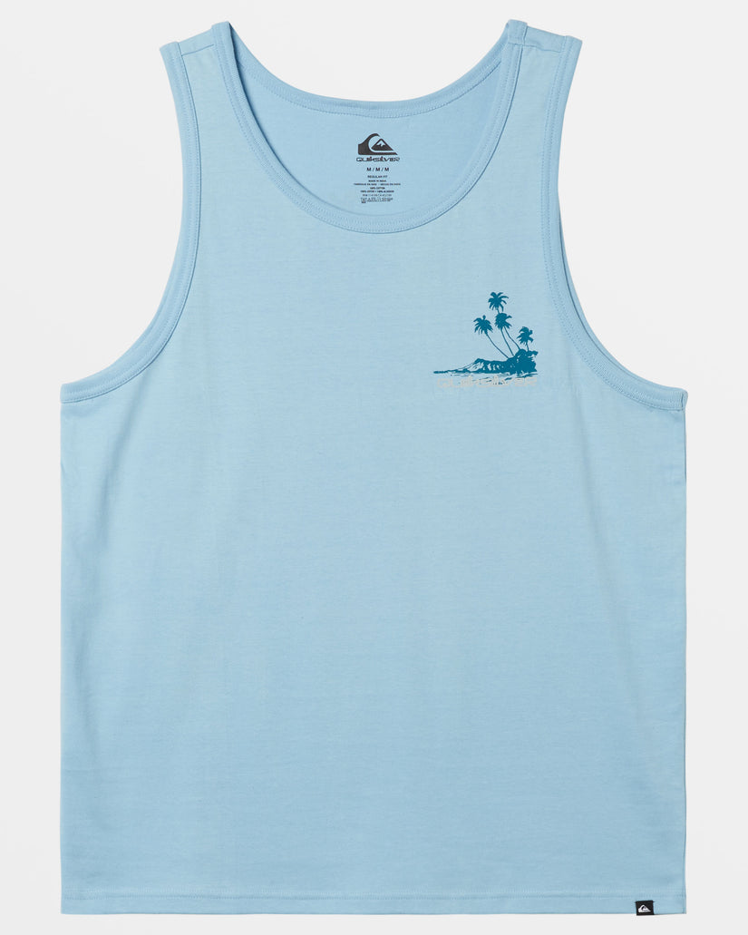 Tropical Vibes Tank - Airy Blue