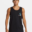 Tropical Vibes Tank - Black