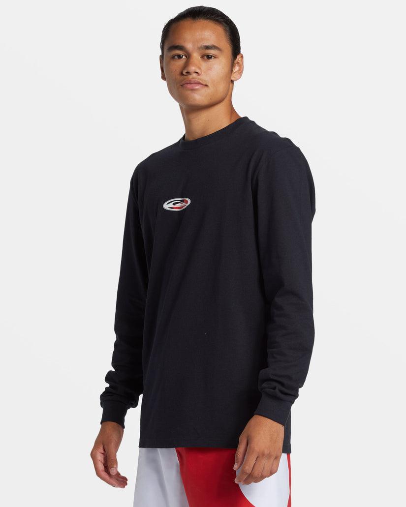 Griff Long Sleeve T-Shirt - Black