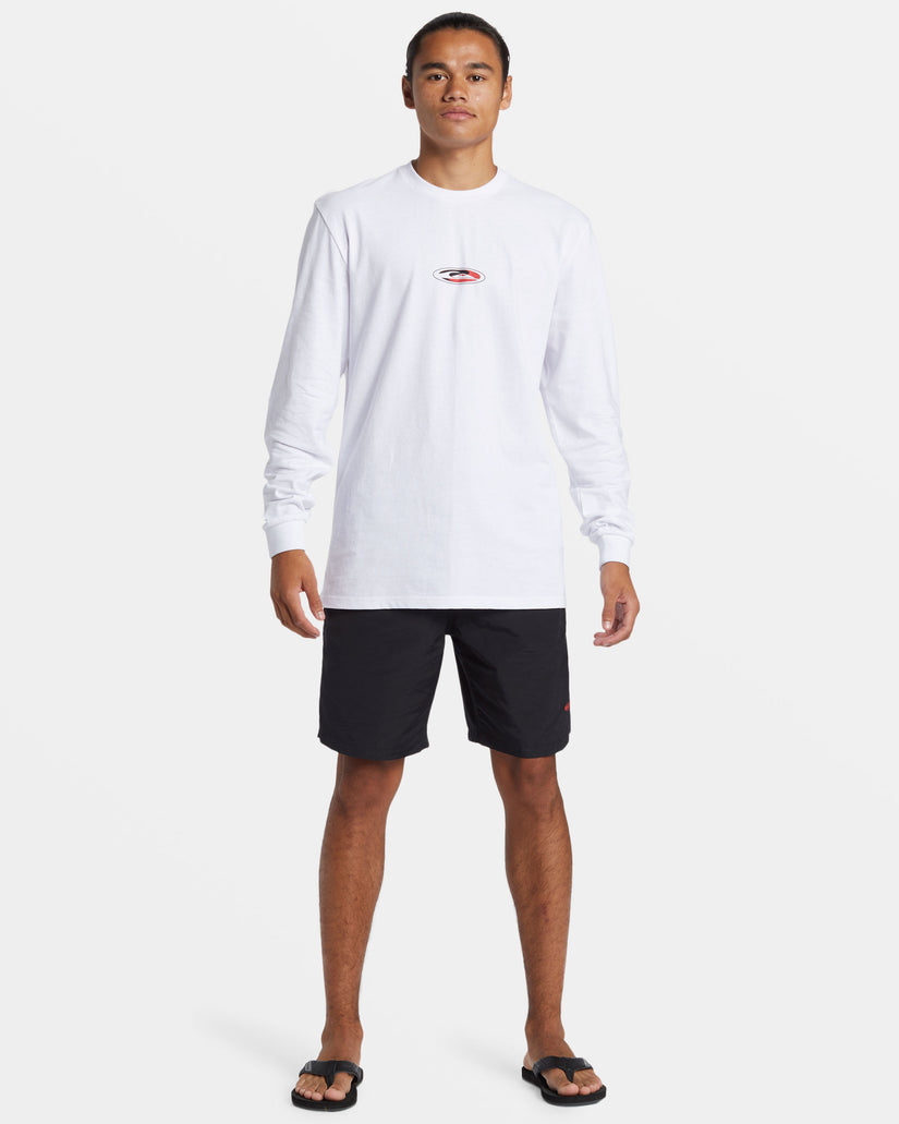 Griff Long Sleeve T-Shirt - White