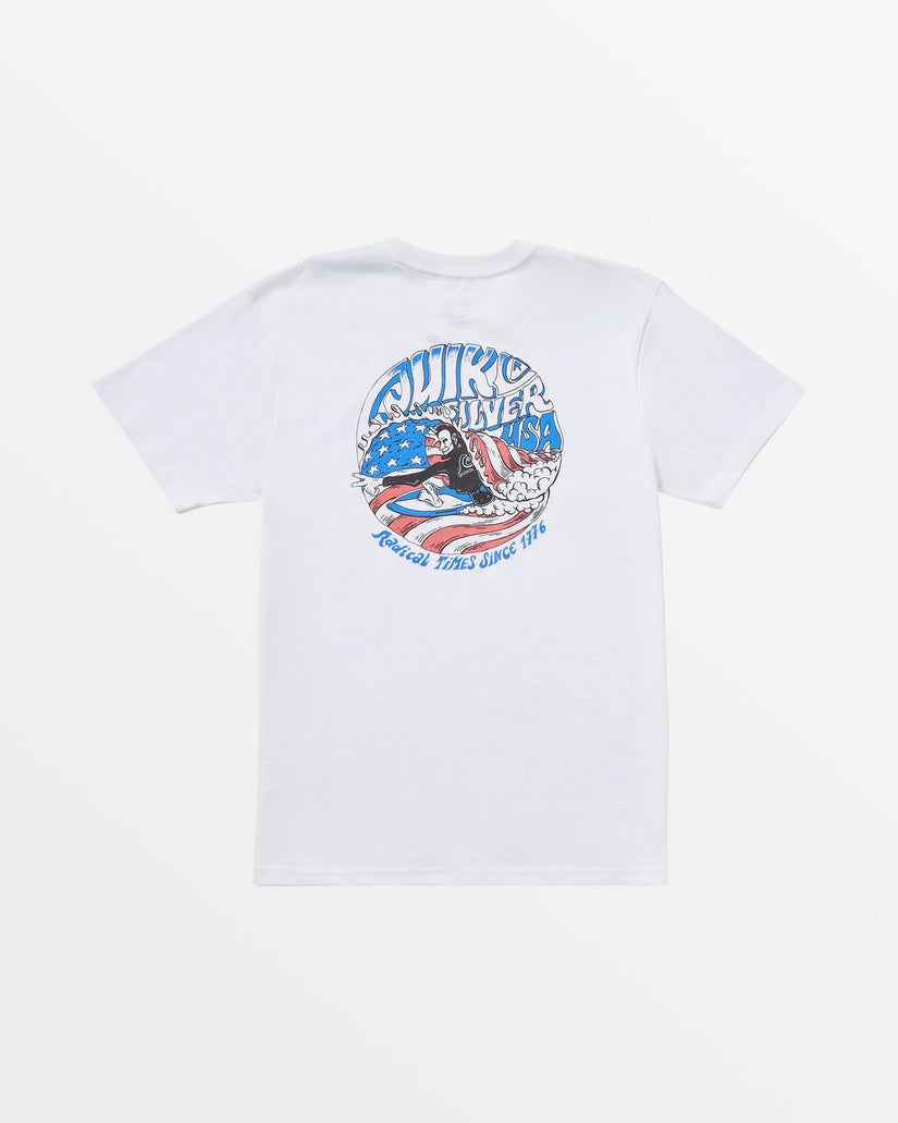 Barreling Abe T-Shirt - White