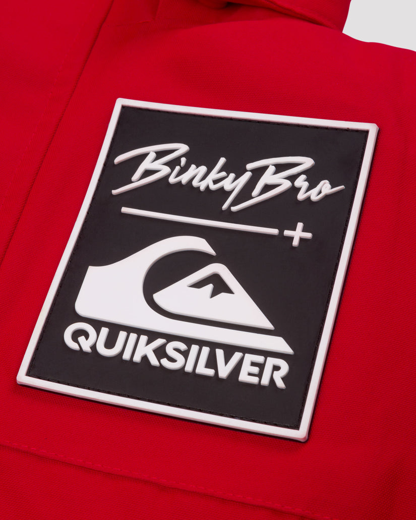 BinkyBro x Quiksilver 99-90 Snowsuit - Spanish Red