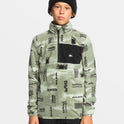 Boys 8-16 Aker Half-Zip Sweatshirt - Shadow Checks Desert Sage