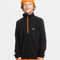 Boys 8-16 Aker Half-Zip Sweatshirt - True Black