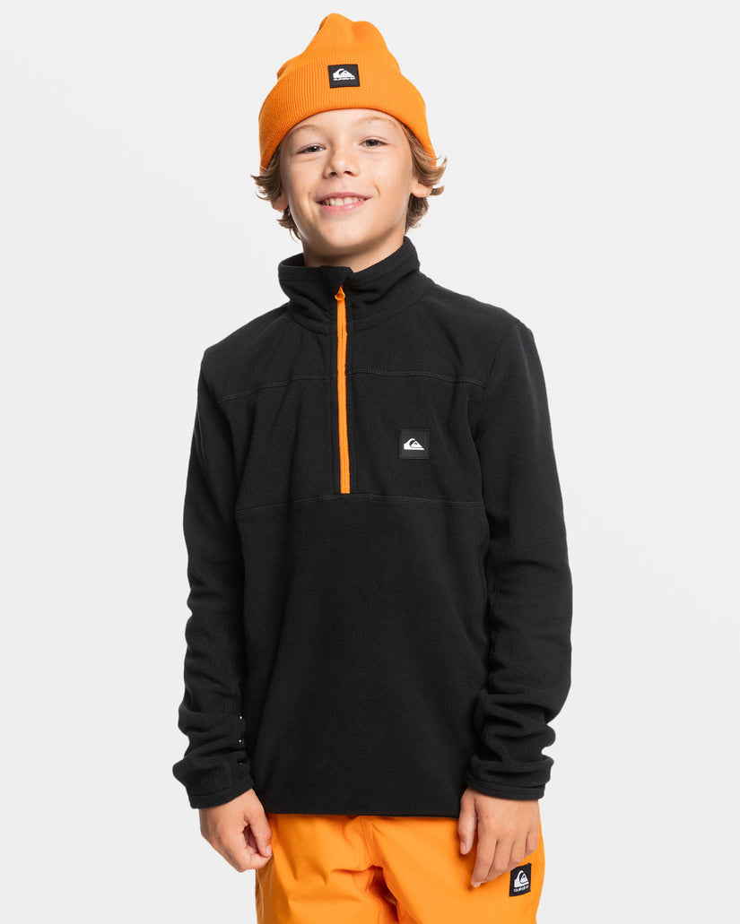 Boys 8-16 Aker Half-Zip Sweatshirt - True Black