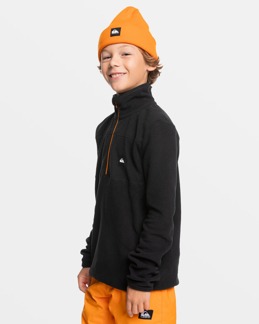 Boys 8-16 Aker Half-Zip Sweatshirt - True Black