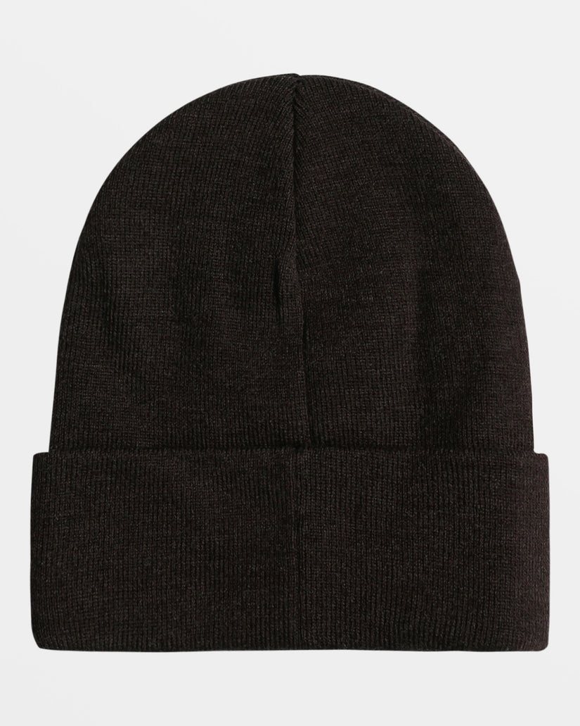 Boys 8-16 Brigade Cuff Beanie - True Black