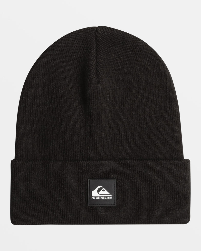 Boys 8-16 Brigade Cuff Beanie - True Black