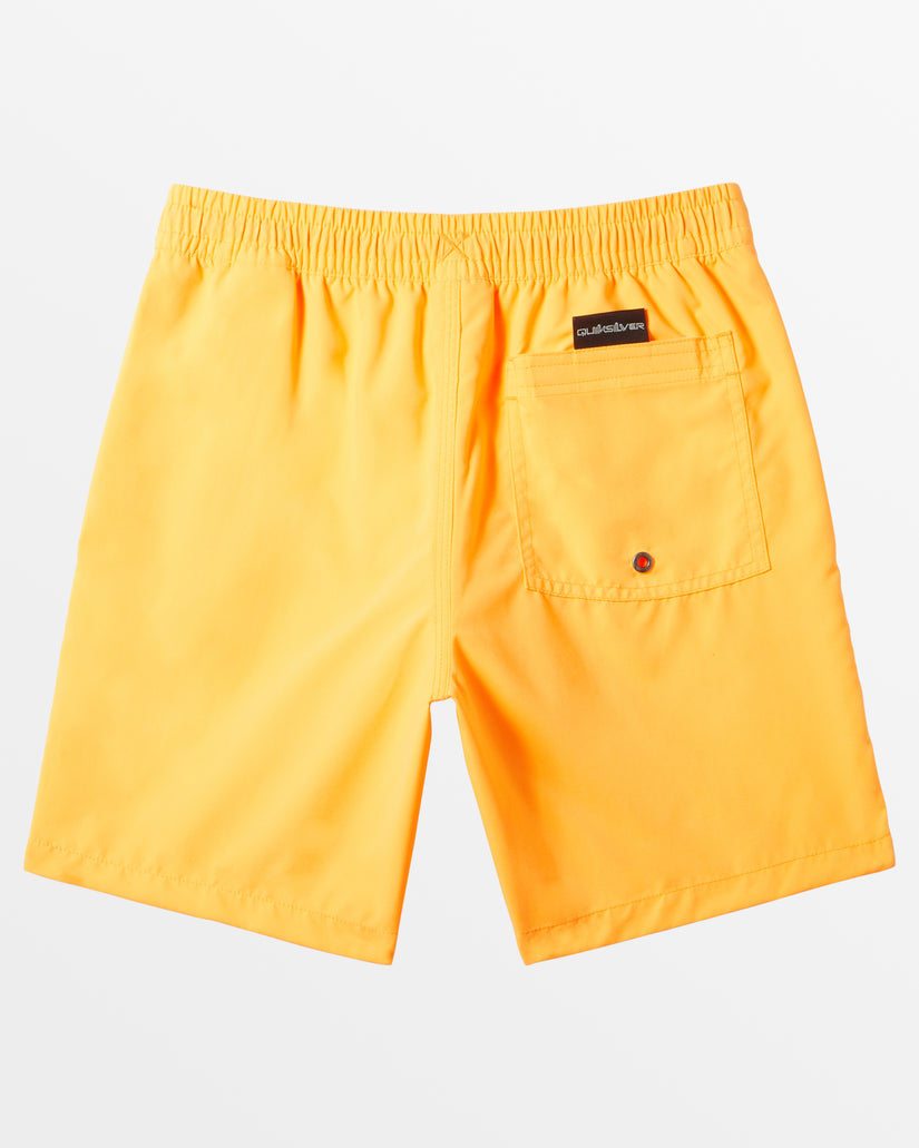 Boys 8-16 Everyday Vert 15" Swim Trunks - Orange Pop