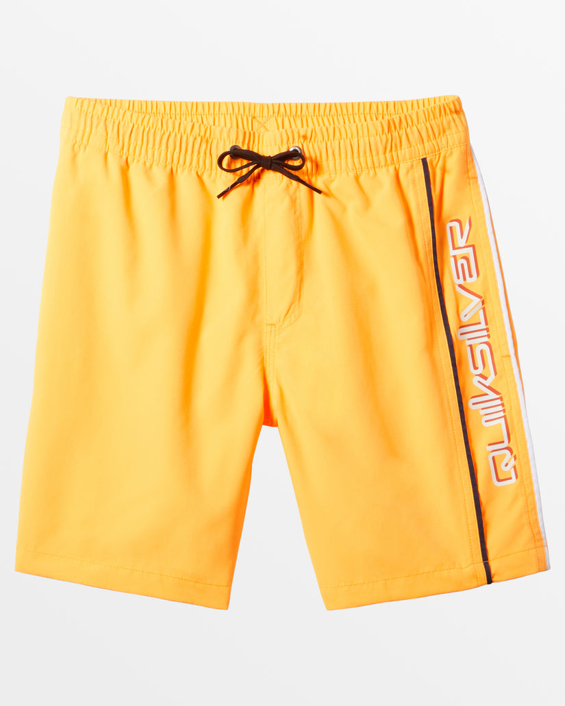 Boys 8-16 Everyday Vert 15" Swim Trunks - Orange Pop