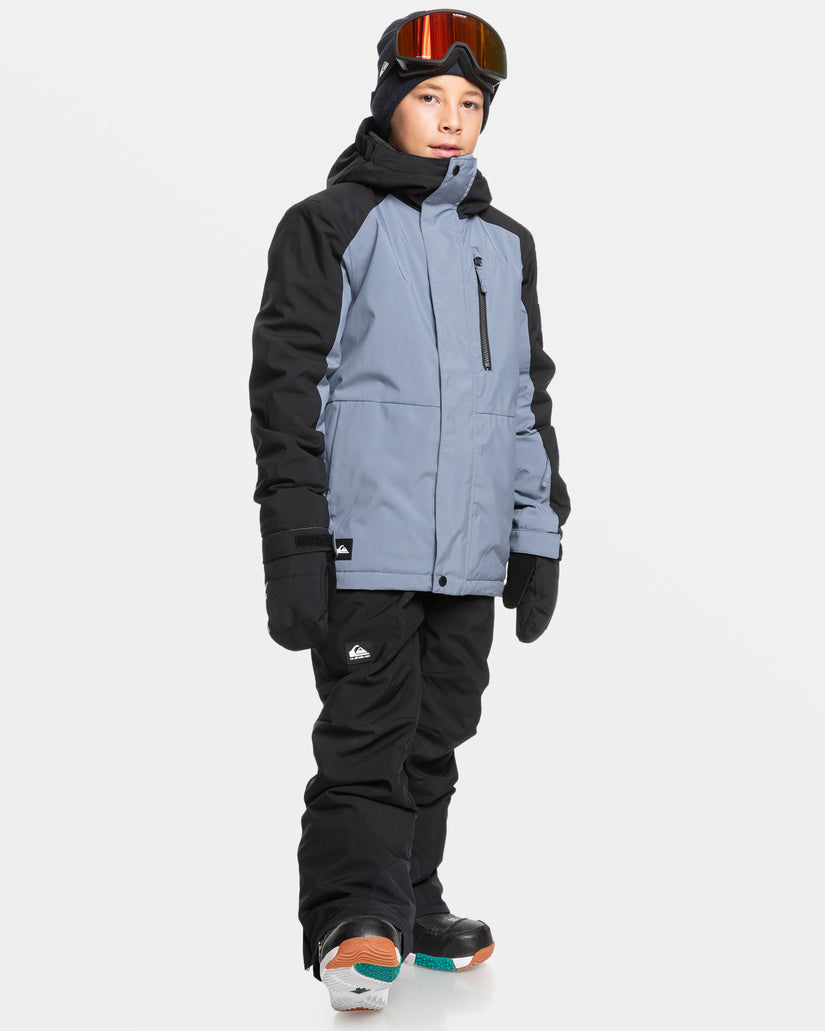 Boys 8-16 Mission Block Technical Snow Jacket - Flint Stone