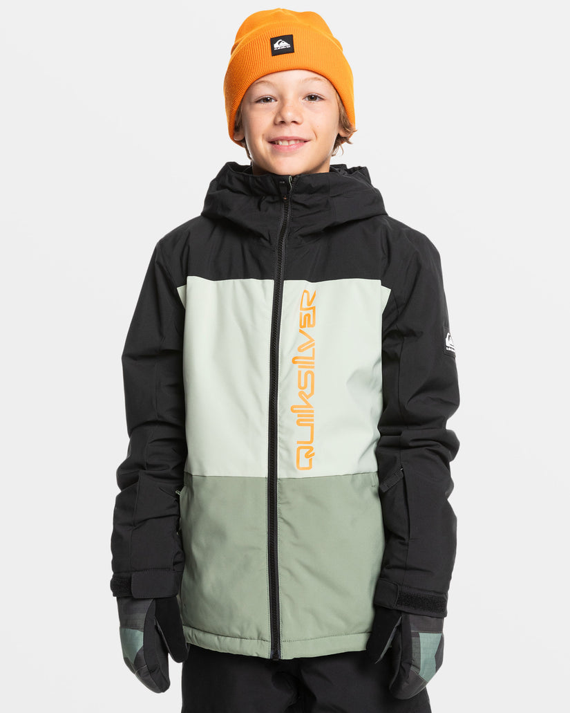 Boys 8-16 Side Hit Snow Jacket - Sea Spray