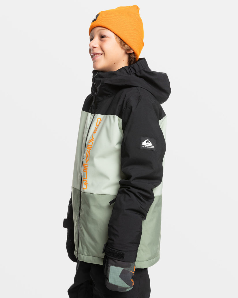 Boys 8-16 Side Hit Snow Jacket - Sea Spray