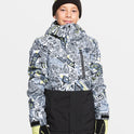 Boys 8-16 Mission Snow Jacket - Heritage Scribble Black