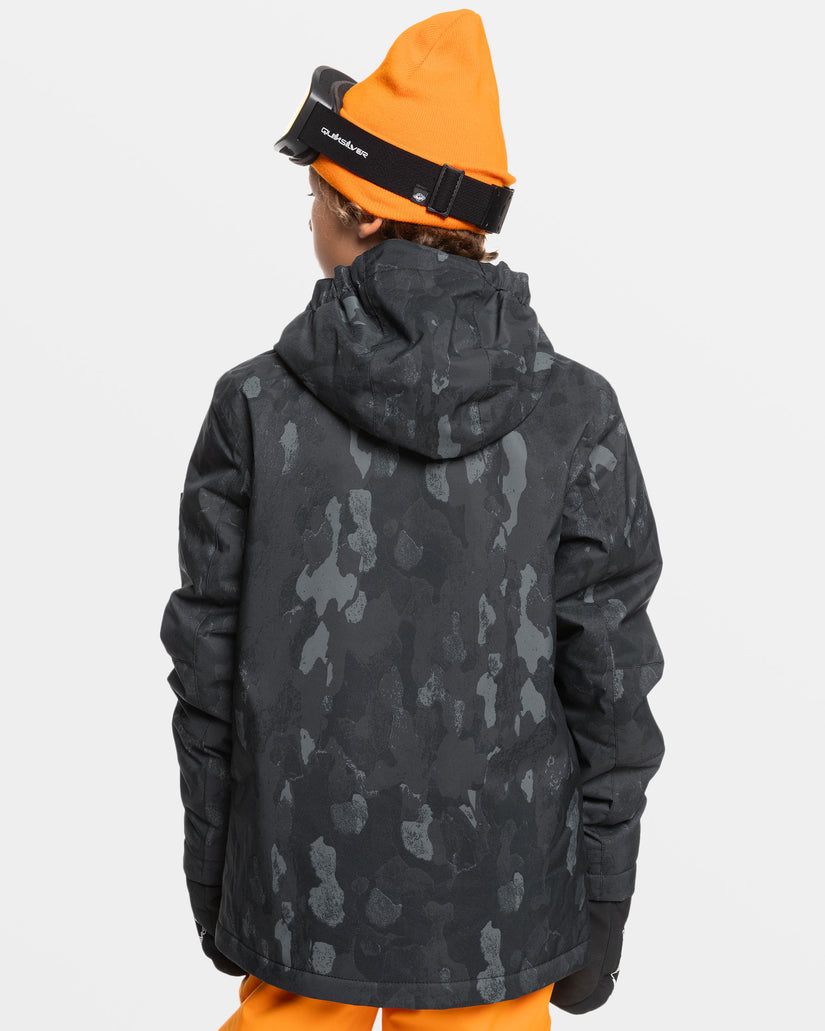 Boys 8-16 Mission Snow Jacket - Nature Zoom Dark Shadow