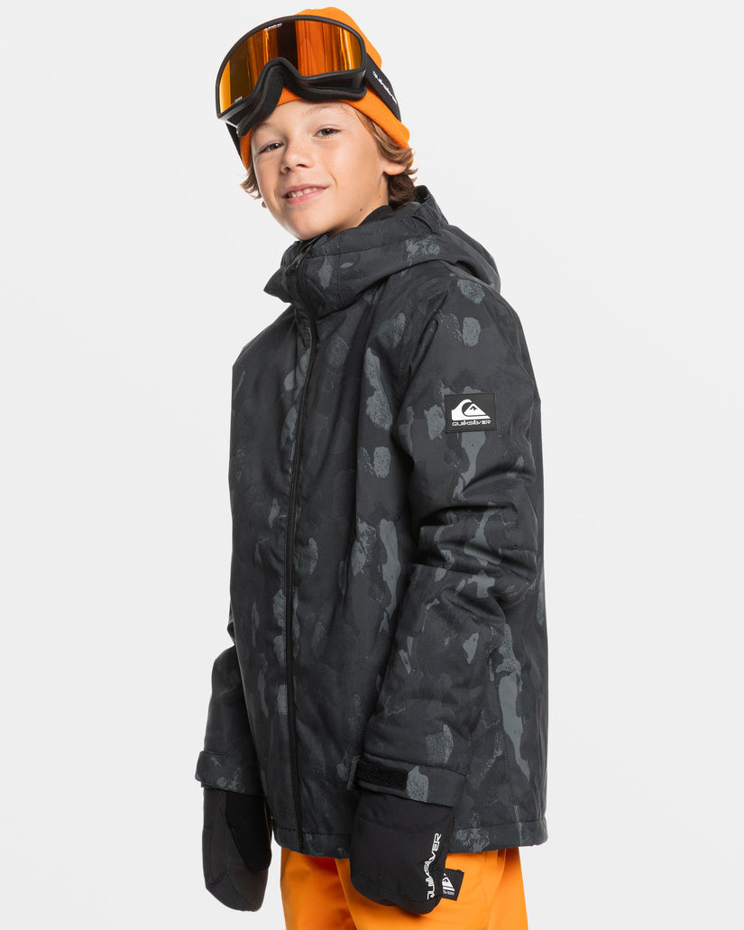 Boys 8-16 Mission Snow Jacket - Nature Zoom Dark Shadow