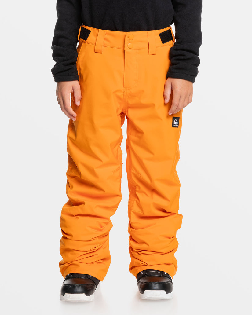 Boys 8-16 Estate Snow Pants - Orange Pepper